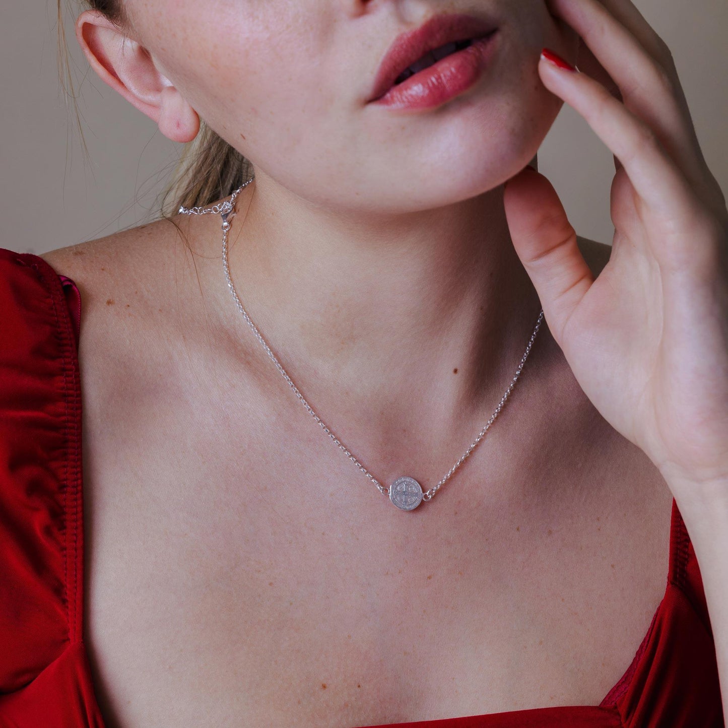 925 Sterling Silver Non Plated San Benito Necklace - ARN00061