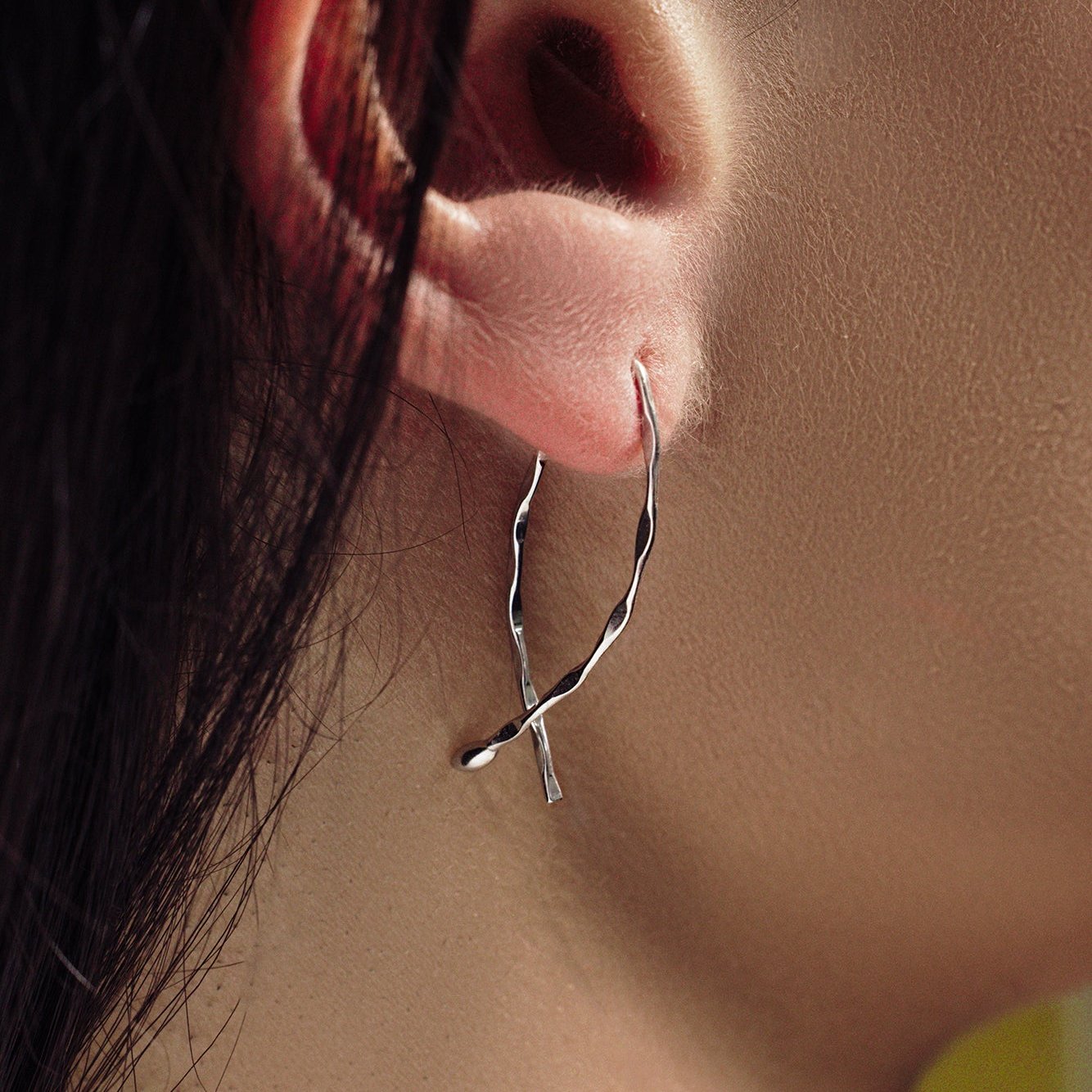 925 Sterling Silver Fish Earring - STE01182RH