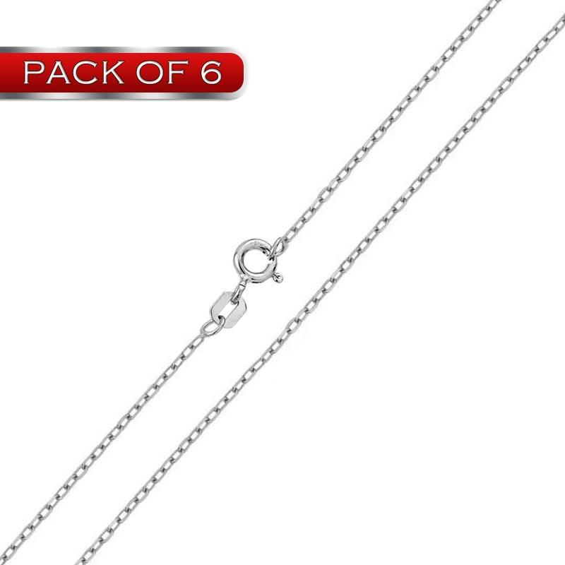 CH707 - Cable 025 Link Chain 1.3mm (Pk of 6) | Silver Palace Inc.