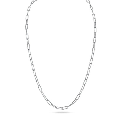 Silver 925 Diamond Cut Paperclip Link Chain 3.2mm - VGC30 SP