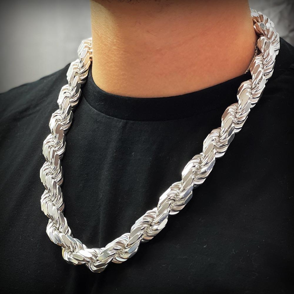 Rope Diamond Cut Chain 16mm - CH549