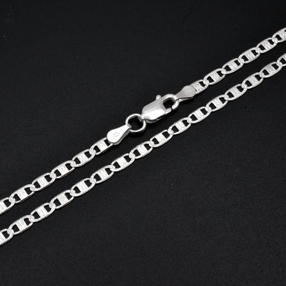 6 Sided Textured Diamond Cut Valentino 060 2.8mm Chain or Bracelet - CH594