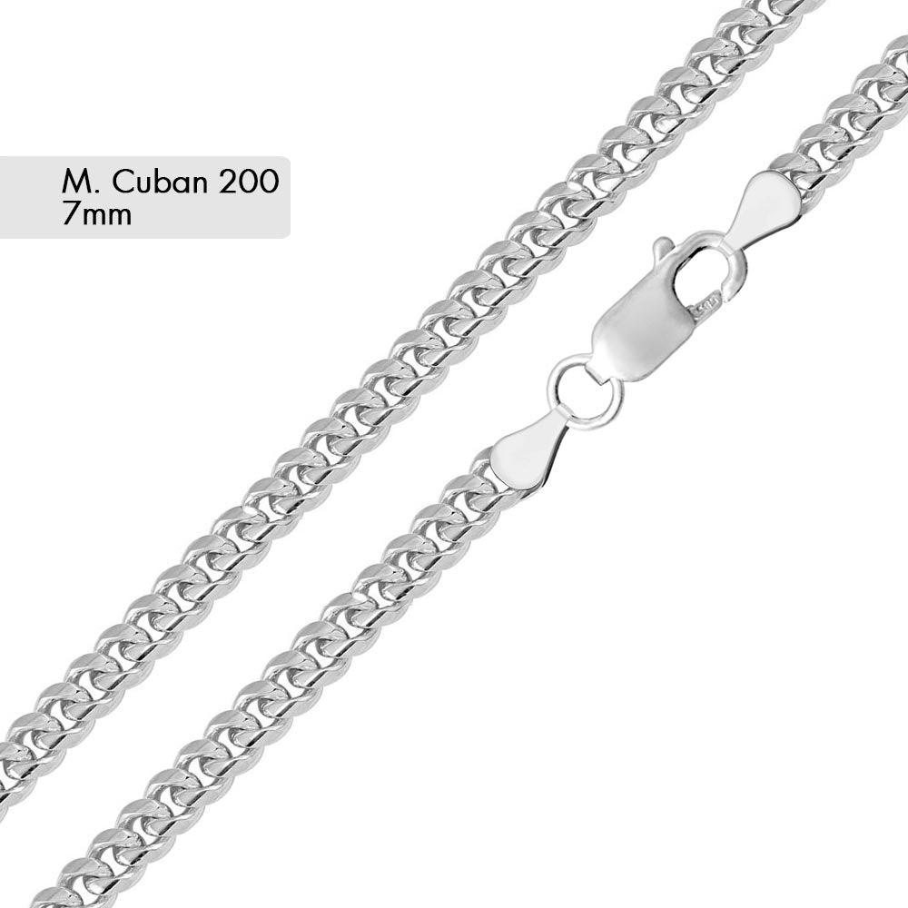 Miami Cuban 200 Chain 7mm - CH653 | Silver Palace Inc.