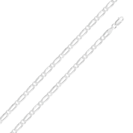 Figaro 120 Chain 1+1 4.6mm - CH663 | Silver Palace Inc.