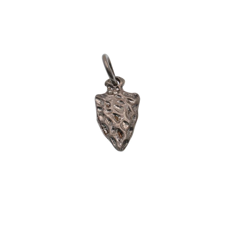 925 Silver Oxidized Arrowhead Charm- CHARM0080