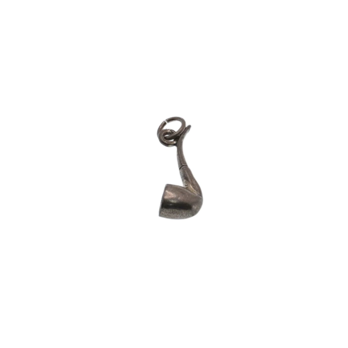 925 Silver Smoke Pipe Charm- CHARM0088