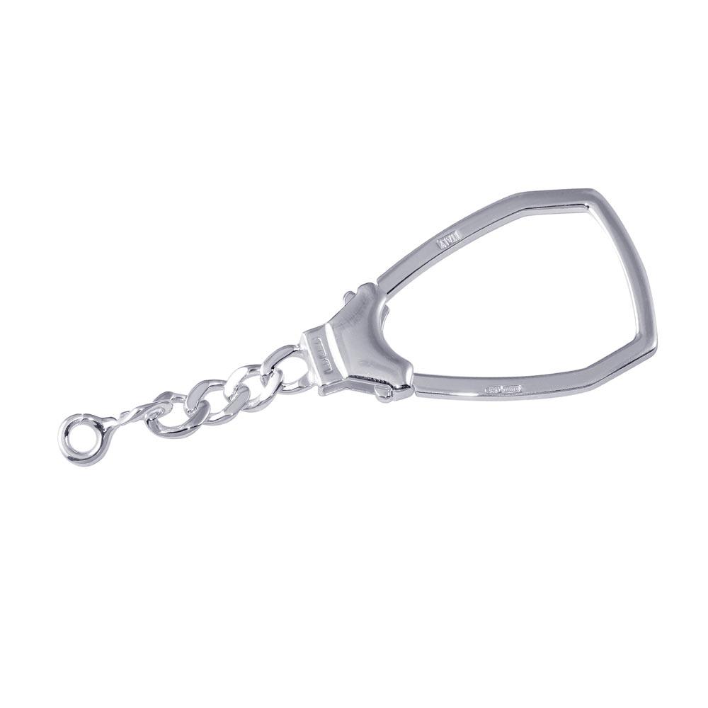 Silver 925 High Polished Keychain | Silver Palace Inc.