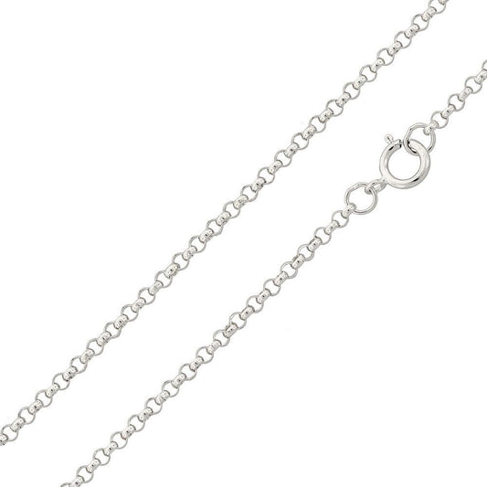 Round Diamond Cut Rolo 030 Chain 1.95mm - CH706 | Silver Palace Inc.