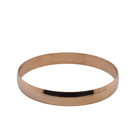 Stainless Steel Gold 10mm Bangle Bracelet - SBB00079G