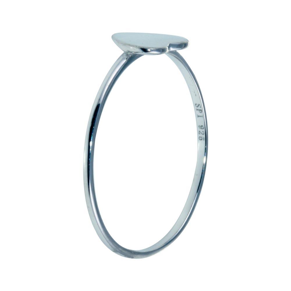 925 Sterling Silver Hear Silver Ring - STR01121