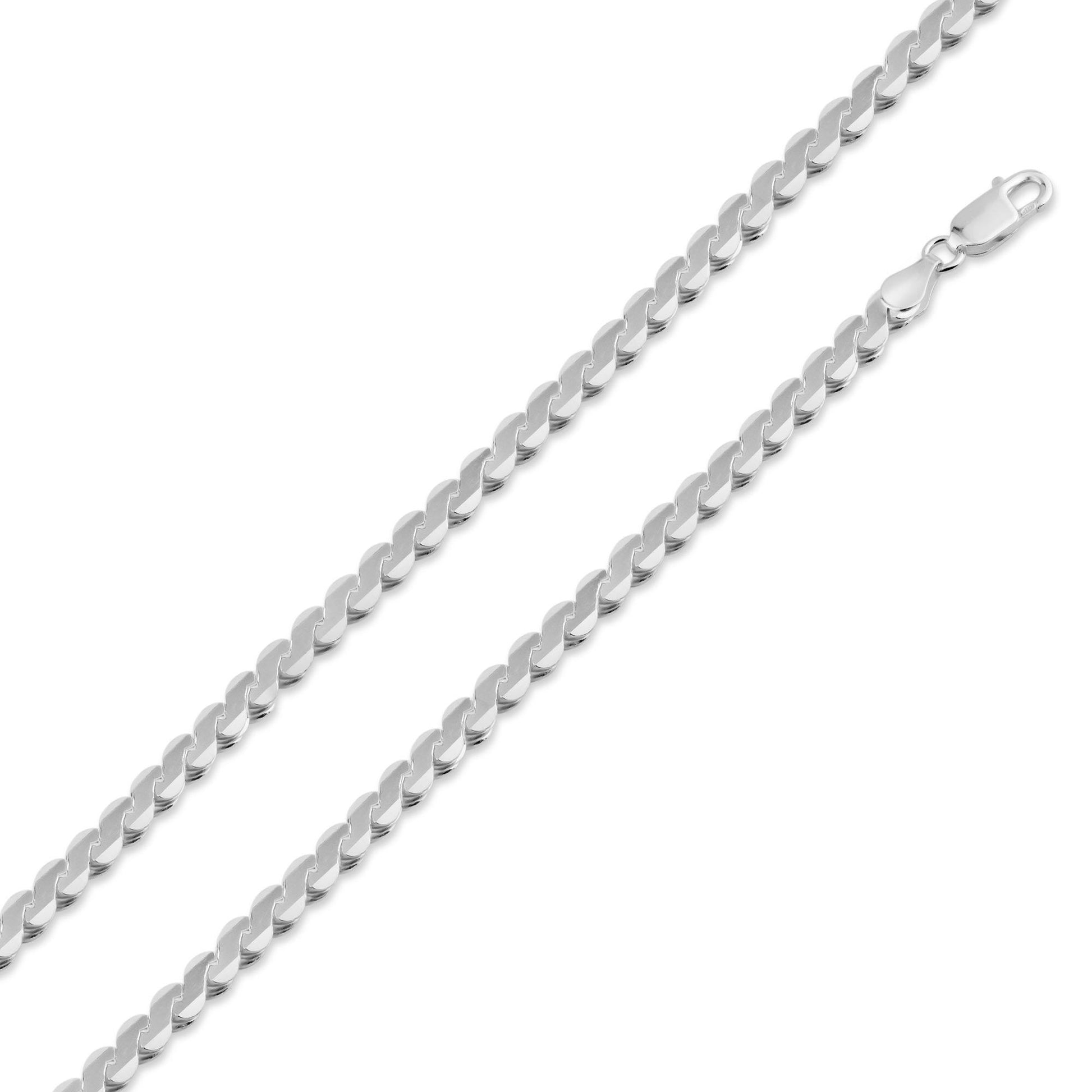 Silver 925 Basic Braid Chain 5.1mm - CH753 | Silver Palace Inc.