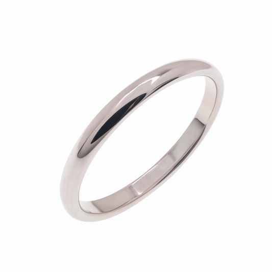 925 Sterling Silver Plain 2mm Toe Ring - TR300