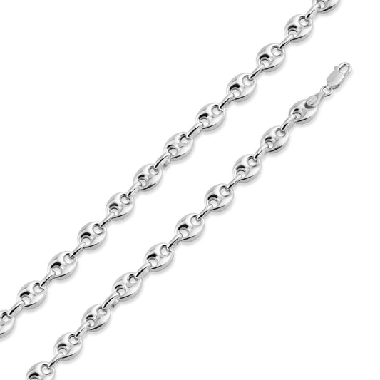 Puffed Mariner Chain 11.2mm - CH546 | Silver Palace Inc.