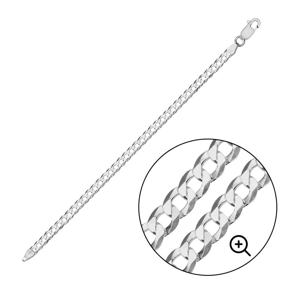 Curb 100 Chain or Bracelet 3.9mm - CH616