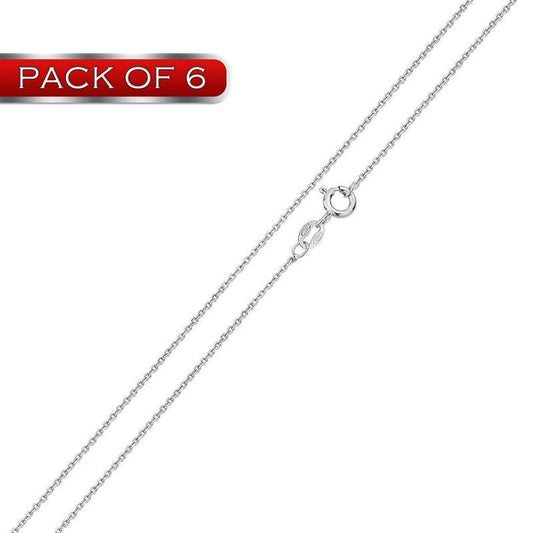 Diamond Cut Anchor 035 Chain 1.3mm (Pk of 6) - CH713 | Silver Palace Inc.