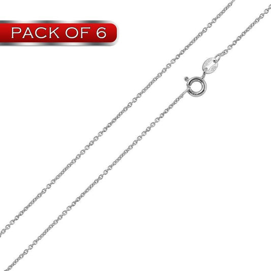 Anchor 025 Chain 1mm (Pk of 6) - CH717 | Silver Palace Inc.