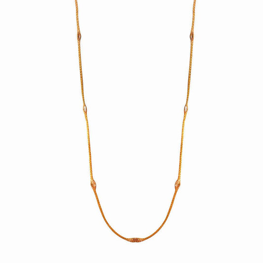 Silver 925 Rose Gold Plated Mystical Chain Italian Necklace - ITN00051RGP | Silver Palace Inc.