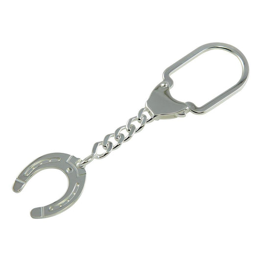 Silver 925 High Polished Horseshoe Keychain - KEYCHAIN30 | Silver Palace Inc.