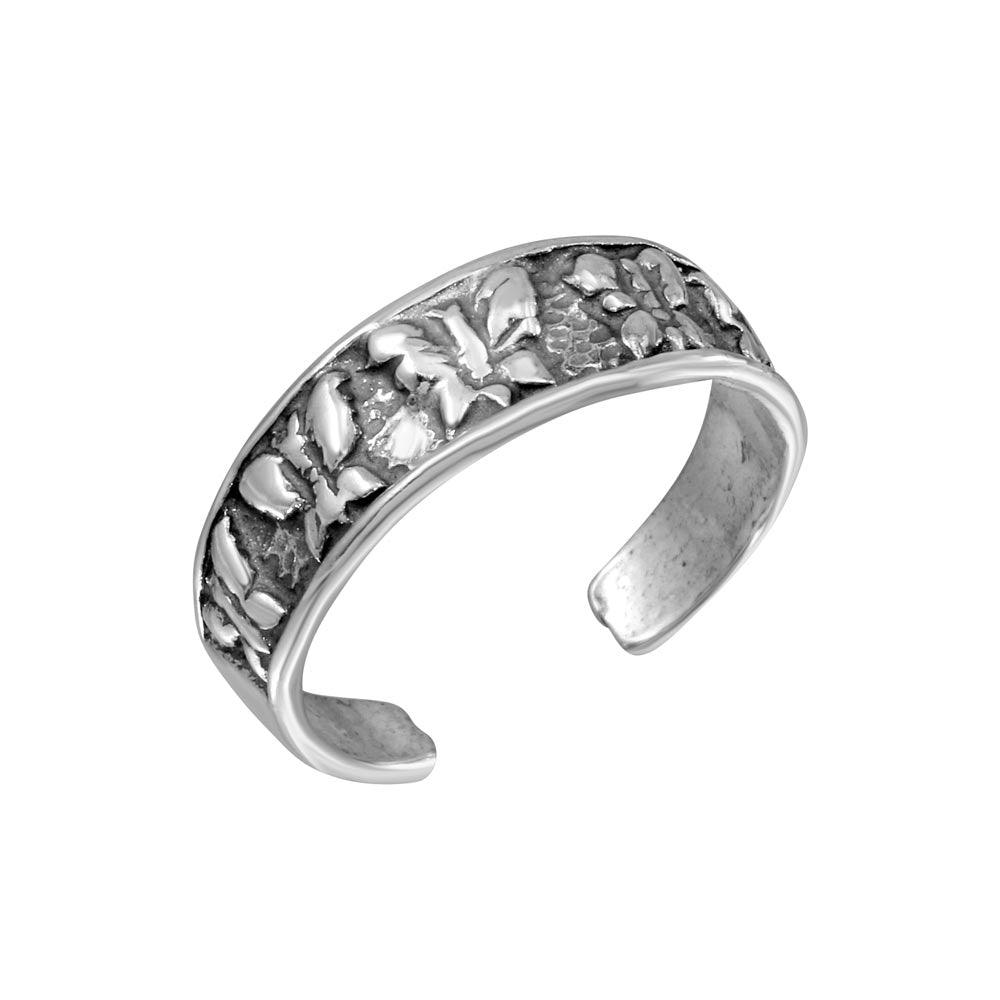 Silver 925 Multi Butterfly Adjustable Toe Ring - TR267-A | Silver Palace Inc.