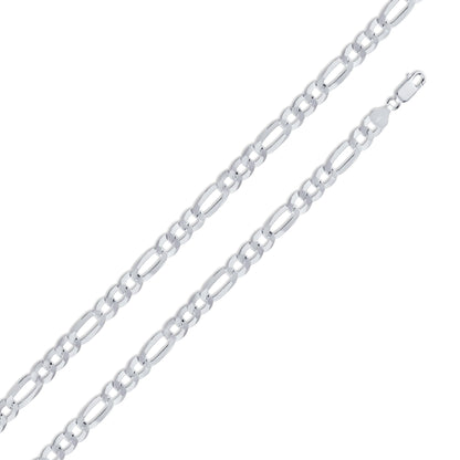 Figaro 180 Chain 7.8mm - CH608 | Silver Palace Inc.