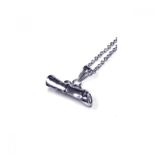 Silver 925 Rhodium Plated Graduation Pendant Necklace - STP00288 | Silver Palace Inc.